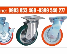 Bánh xe càng inox 304, bánh xe thép không rỉ