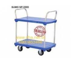 Xe đẩy SUMO 300Kg 2 tầng nhựa