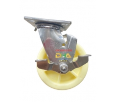 DHA CASTER  6'' nylon khóa càng inox