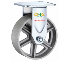 Bánh xe gang đúc 200mm cố định