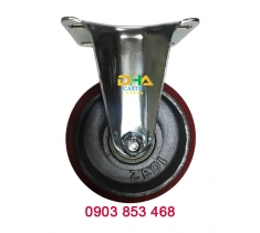 Bánh xe PU gang 100mm tải trung