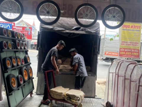 Giao bánh xe đẩy cho đại lý Bánh xe đẩy ở Đà Nẵng
