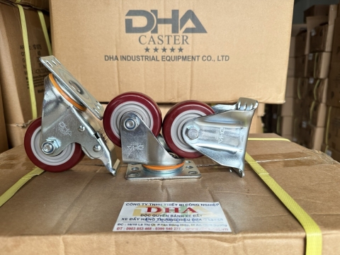 Mang thương hiệu Bánh xe đẩy DHA CASTER đi muôn nơi