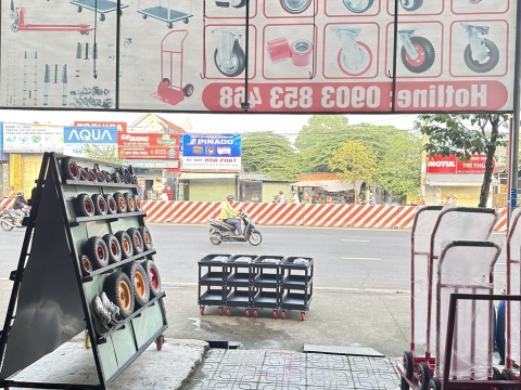 Giao xe đẩy cho đại lý Bánh xe đẩy ở Bình Thuận, bánh xe đẩy Bình Thuận